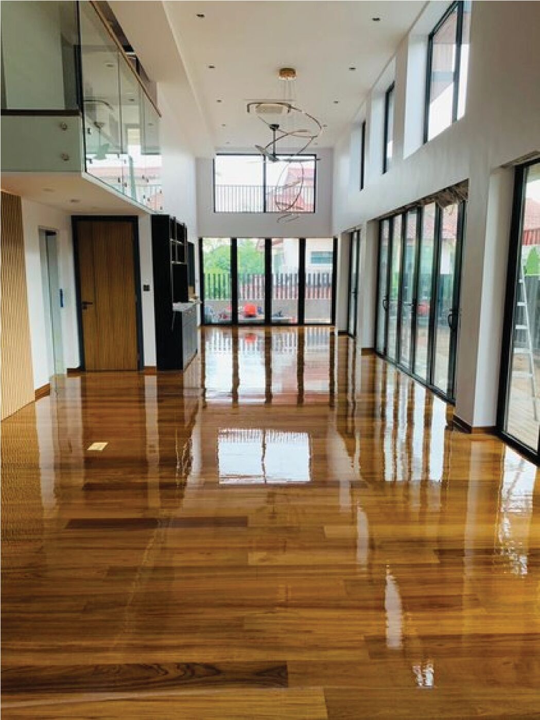 Flooring installation at a Namly Avenue residence